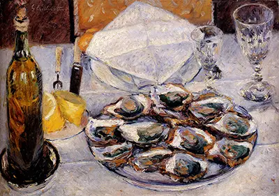 Still Life with Oysters Gustave Caillebotte